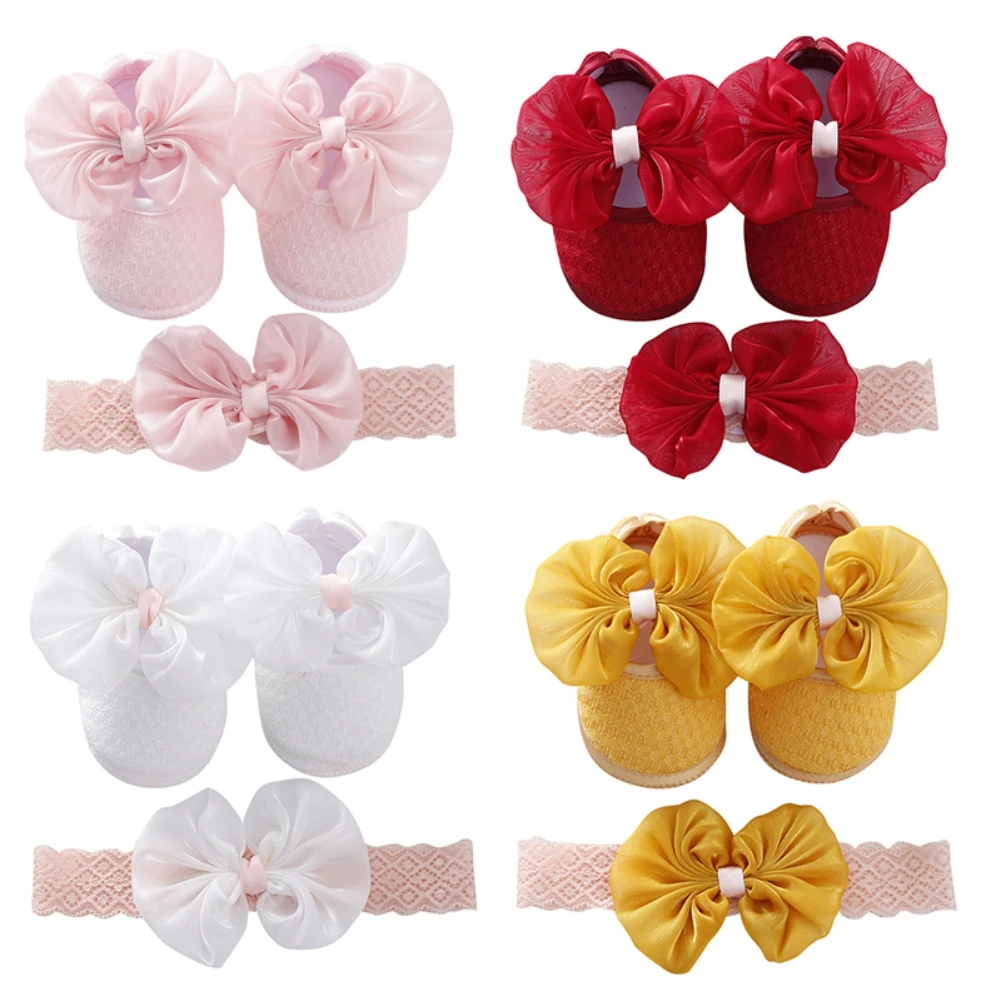 

Spring Autumn Baby Girls Princess Shoes Fashion Soft Soled Lovely Princess Shoes Toddler Girls Bow Design First Walkers