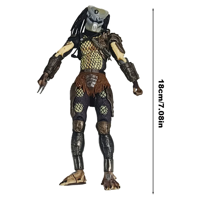 ฟิกเกอร์ NECA Predator Ultimate Shaman Elder Armored Lost Warrior Jungle Hunter Snake Vision Predator Alien ของสะสม ของเล่น ของขวัญ