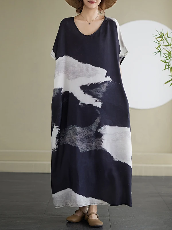 Casual Floral Print…