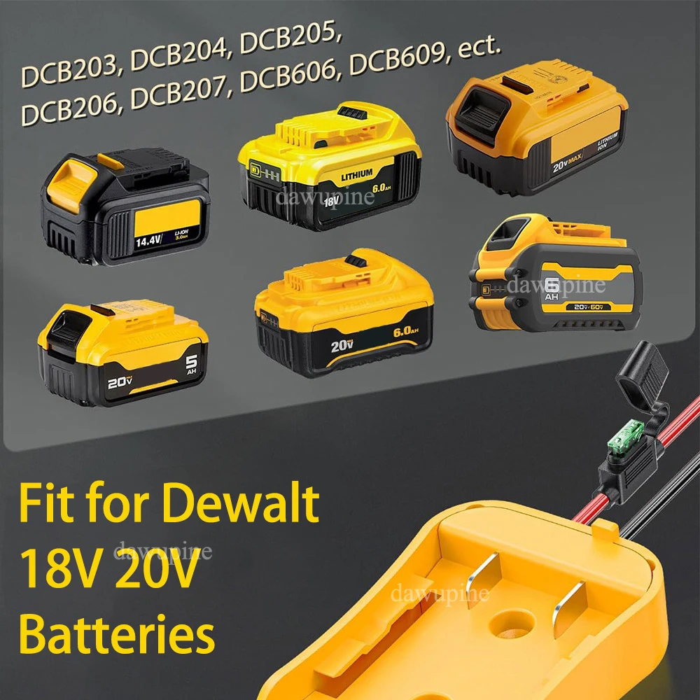 Power Wheels DIY-Adapterkabel für Makita, Milwaukee, Dewalt 18V 20V Akku, für Peg-Perego Kinderfahrzeuge – Detail 17