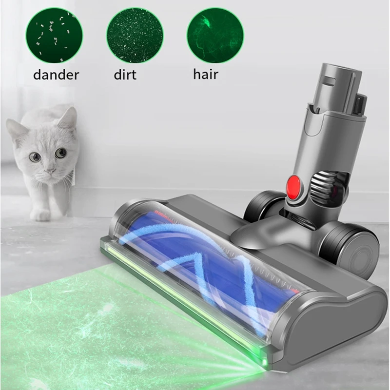 Tête de rechange pour aspirateur Dyson V6, pièce de rechange pour tapis de sol en bois dur, compatible avec DC58 DC59 DC62 DC72 DC74