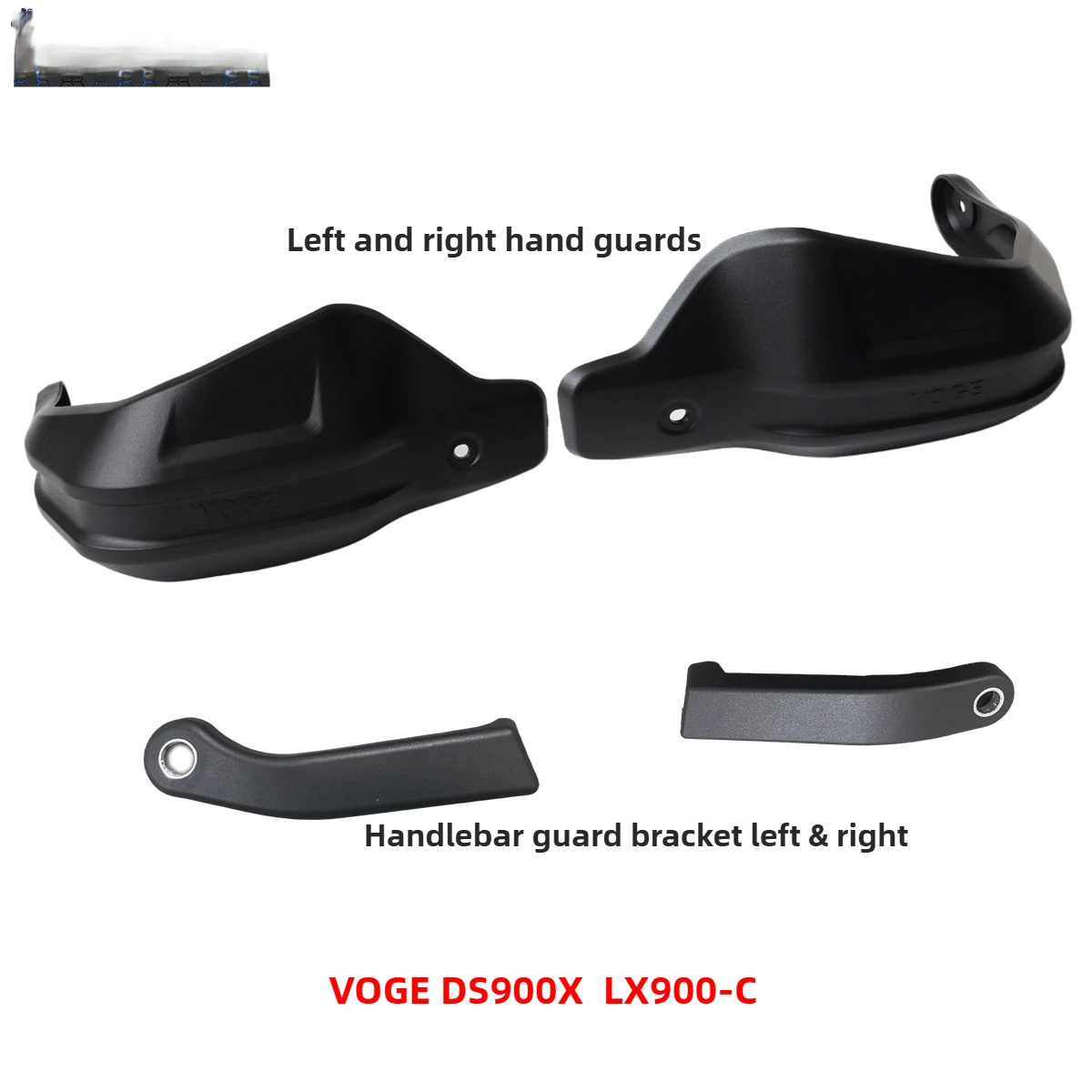 Motorcycle Handlebar Grips and Protective Covers Hand Guard Mounting Brackets for LONCIN VOGE DS900X LX900-C 900DSX DSX900