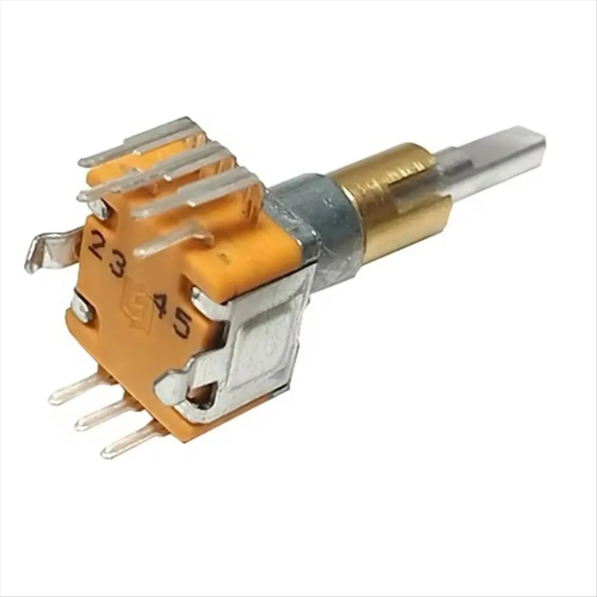 

НОВЫЙ двухвальный энкодер EC11 EC110701N2B с кнопочным переключателем, 30 позиций, 15 импульсов, 8 контактов, 25 мм, полувал