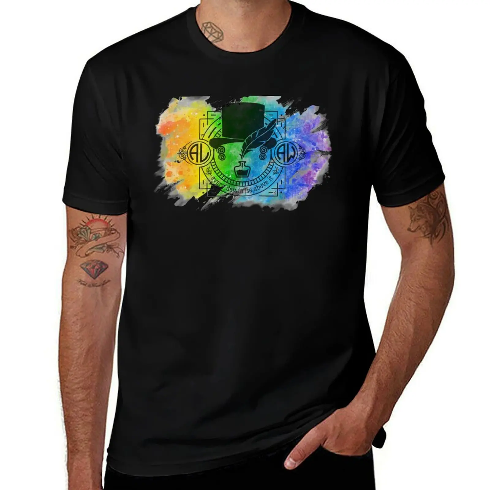 Rainbow Gentleman Jack Graphic T-Shirt customs design your own customs mens funny t shirts