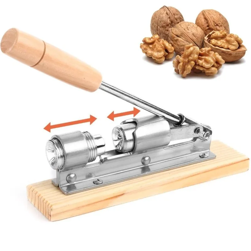 

Manual Nut Cracker Stainless Steel Mechanical Sheller Kitchen Tools Pecan Filbert Walnut Nutcracker Fast Opener Nutcracker Clamp