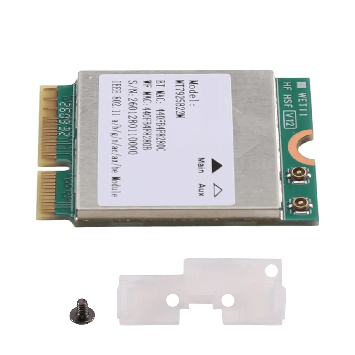 WiFi 7 MT7925 Wireless Card Tri Band 2.4G/5G/6GHz BT 5.4 802.11AX M.2 Wireless Network Adapter for PC Win 10/11