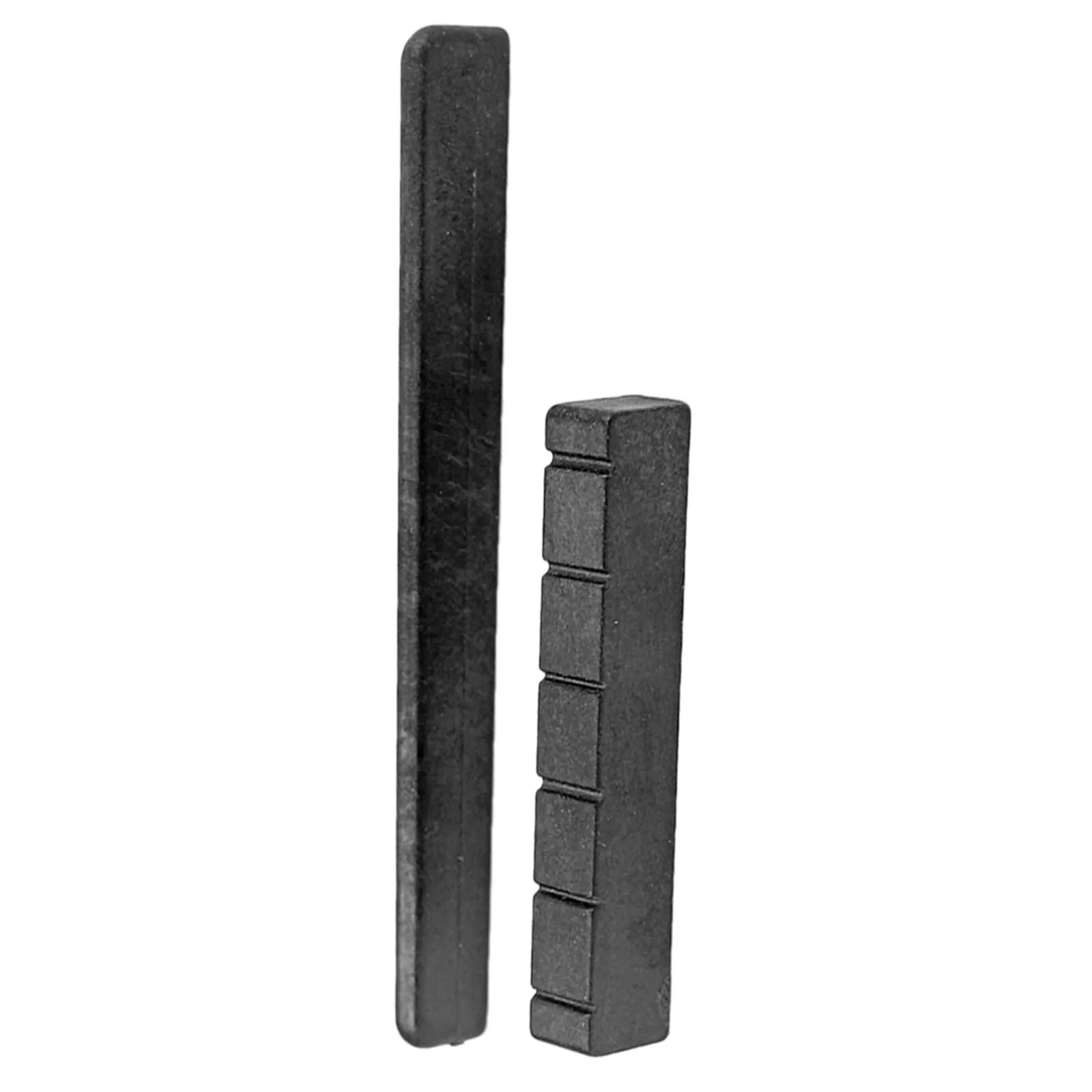 Black Plastic Guitar Nut and Saddle Replacement Improve Sound Easy Cut Perfect Classical Guitar Part Saddle and Nut Kit