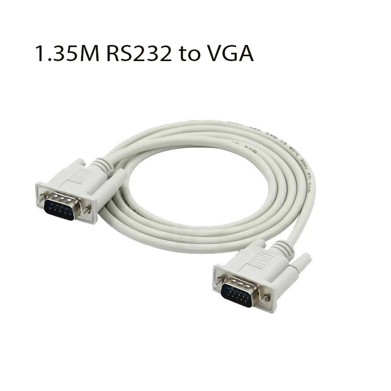 RS232 DB9 Pin męski do VGA 15-pinowy kabel Adapter męski do kabel do adaptera wideo samochodowego kabel Adapter komputera port szeregowy