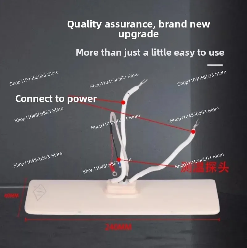 セラミック加熱プレート埋め込み加熱ブリック-60x60-60x120-熱成形機用電気ヒーターパネル