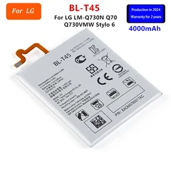 Original BL-T45 4000mAh Battery For  LG LM-Q730N Q70 Q730VMW Stylo 6 Stylo6 BL T45  Mobile phone Batteries