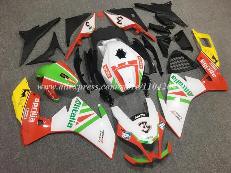 4Gifts New ABS Motorcycle Full Fairings Kit Fit For Aprilia RS4 50 RS125 12 13 14 15 2012 2013 2014 2015 Custom Number 3