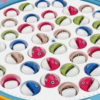 Kids Fishing Play for Children Electric Fishing Toy Have Music Spinning Game Fish Rod Education Baby Parent-child Gifts