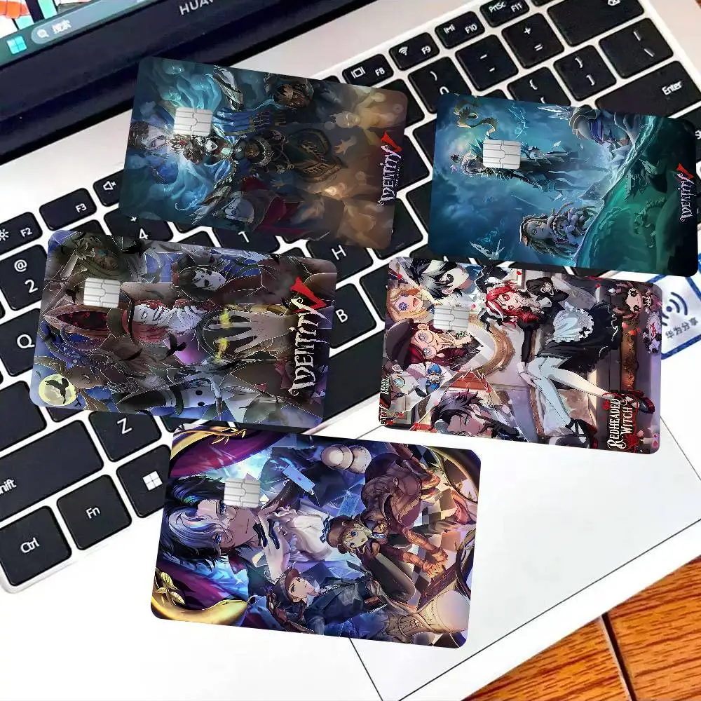Classic I-Identity V Laser Sparkle Bank Card Stickers Universal DIY Craft Decor Accessories