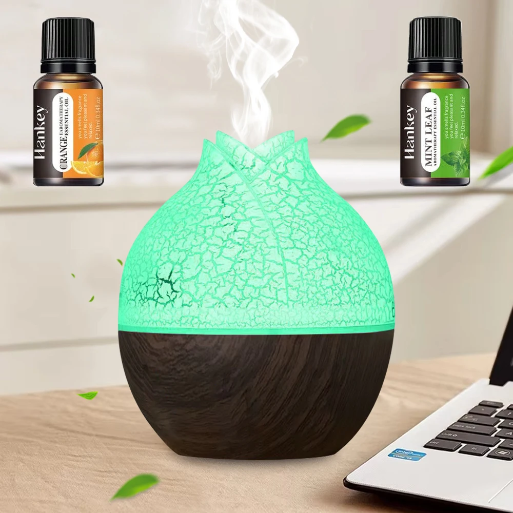 

Smart Touch Control Humidifier 130ml Ultrasonic Diffuser with LED Lights & USB Port, Perfect for Workspaces or Bedrooms