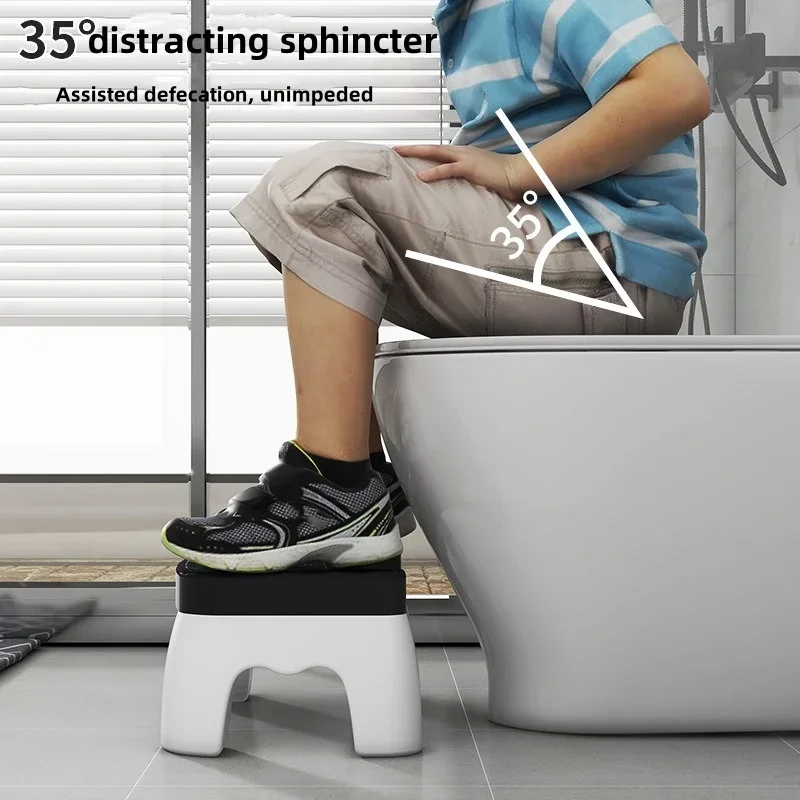 1 pz wc Squat sgabello rimovibile antiscivolo sedile del water sgabello portatile Squat sgabello casa accessori per il bagno per adulti