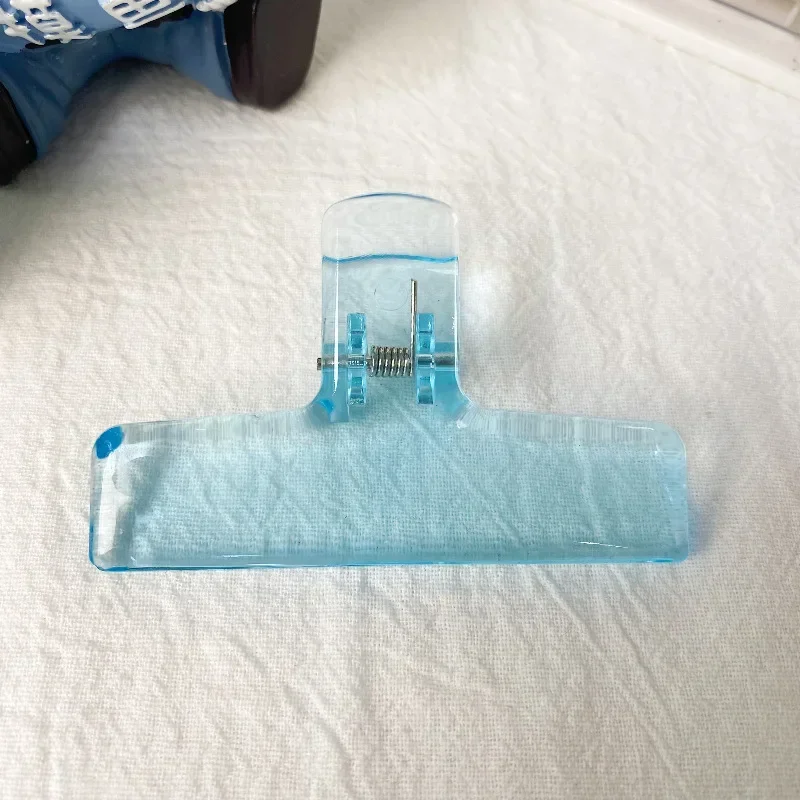Schöne transparente Acryl-Clips im minimalistischen Stil, Federklammern für Schüler und Lehrer, Büroklammern, Verschlussklammern