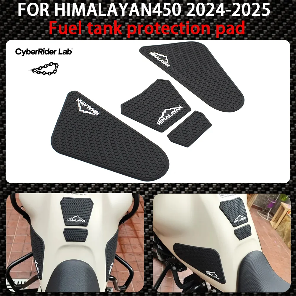 

Motorcycle Fuel Tank Knee Pads FOR HIMALAYAN450 2025 Himalaya 450 2024+ Anti-Slip Mat With Stickers And Decals