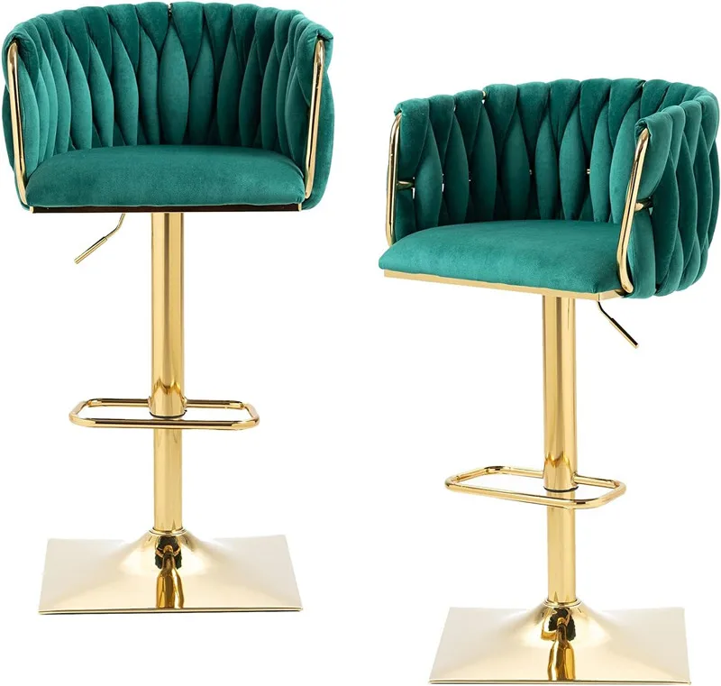 

Nordic Light Luxury Bars, Simple Metal Bar Counter, Lifting and Rotating, Fashionable High Stool for Household Use
