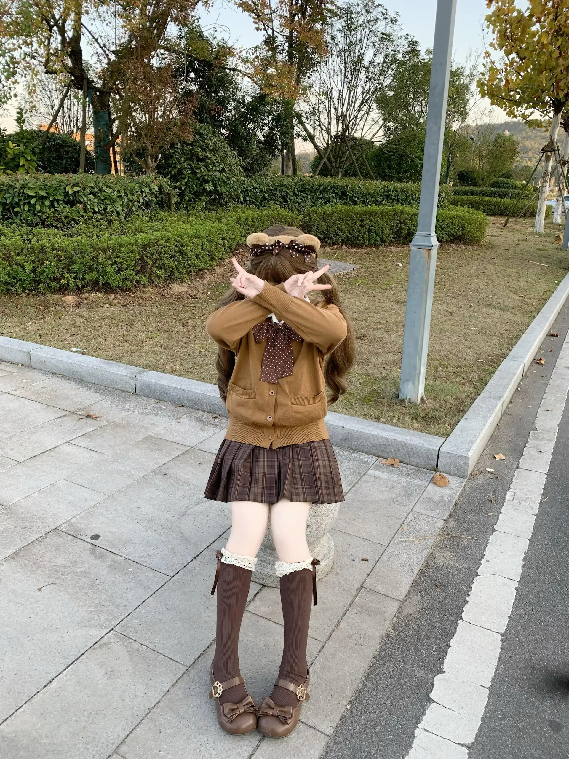 

Кардиган и юбка из карамельной трикотажной ткани с длинными рукавами, женский осенне-зимний модный комплект, юбка с высокой талией и плиссировкой