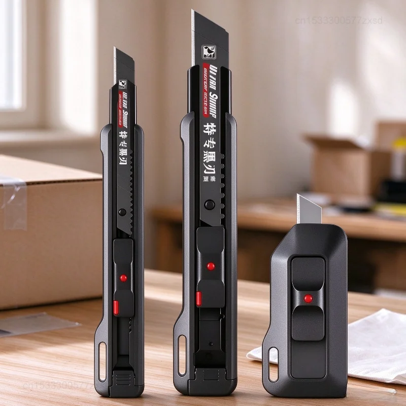 Portable Utility Knife Home Portable Paper Cutting Knife Carbon Steel Blades Multipurpose Pocket Knife Tools Wallpaper Cutter