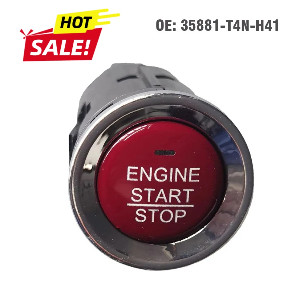 

Start Stop Push Button Engine Ignition Switch Red 35881-T4N-H41 For Honda X-RV HRV FIT City Jade odyssey 2015 2016 2017