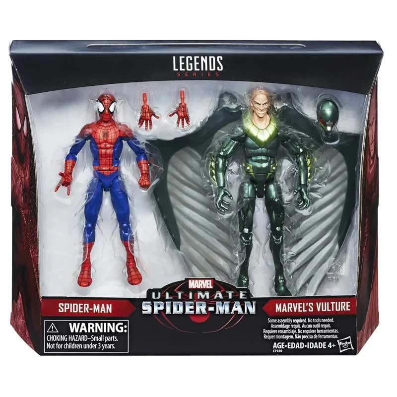 Hasbro Marvel Legends Ultimate Spider-Man & Marvels Vulture Exclusive 2-Pack Action Figures