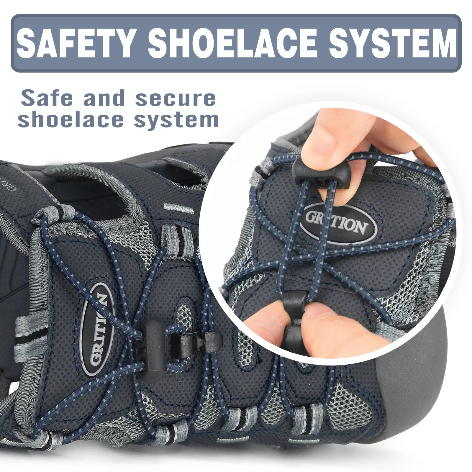 Gresion – sandales légères en caoutchouc pour hommes, chaussures d\'extérieur, de plage, de Trekking, de randonnée, à séchage rapide, à la mode,