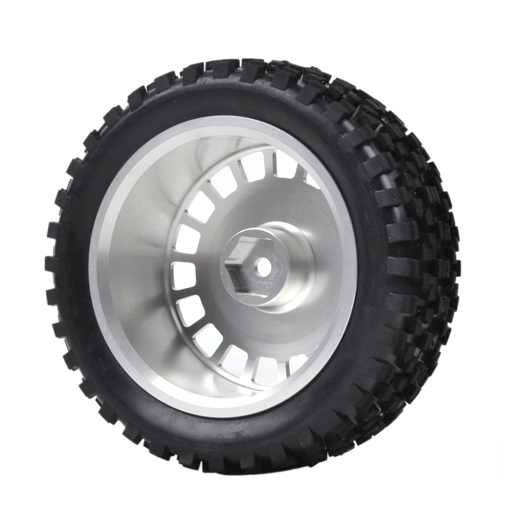 1/10 Buggy Tire w/Alu Dish Wheels for Tamiya TRF501X DB01 Plasma Edge TT02B DT03 TD4 TD2 DT02 DF02 DF03 Dark Impact DB02 4WD Car