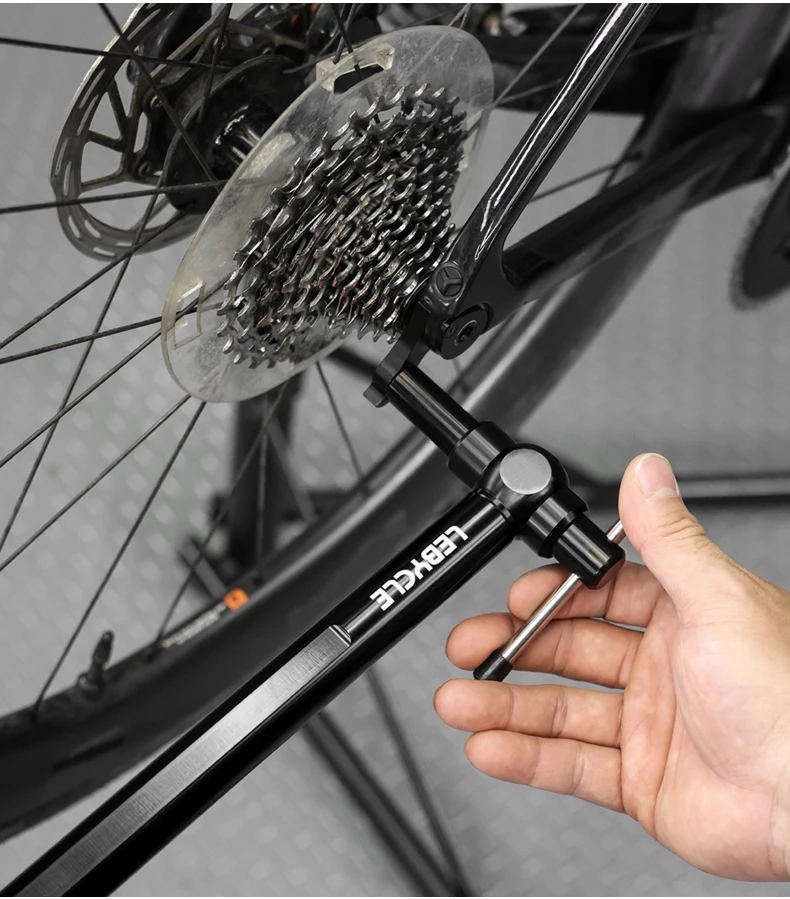 LEBYCLE MTB Rennrad Schaltaugen-Ausrichtungslehre Professioneller Fahrrad-Schaltaugen-Einstellhaken 360° ° Rotations-Ausrichtungs-Korrekturwerkzeug – Detail 9