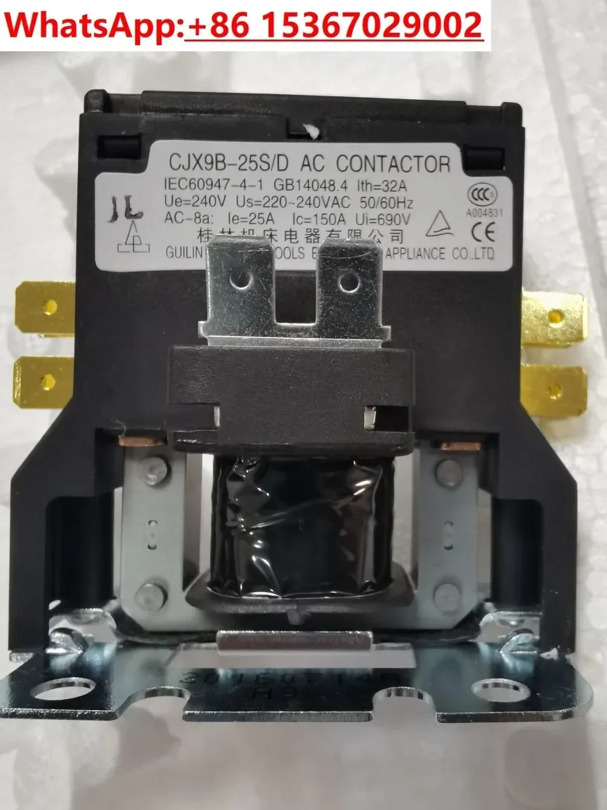 Original contactor for air conditioner cabinet, CJX9B-25S/D