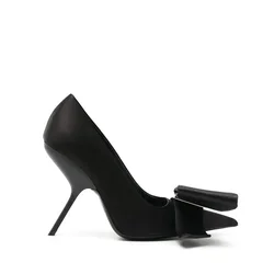 2024 Spring/Summer New Fashion Pointed Thin High Heels Women's Single Shoes Sexy Wedding Party Large Size Women's Sandals