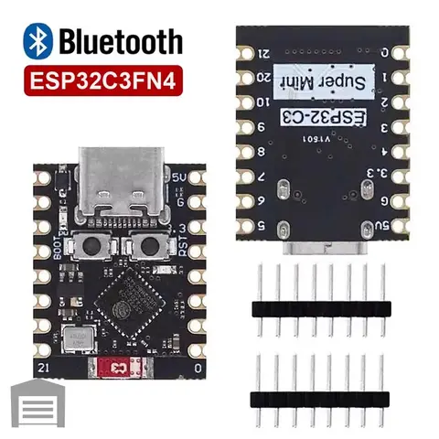 ESP32-C3 SuperMini WiFi 블루투스 호환 보드 ESP32 C3 미니 개발 보드 WiFi 블루투스 IOT 보드 Arduino용 C 타입