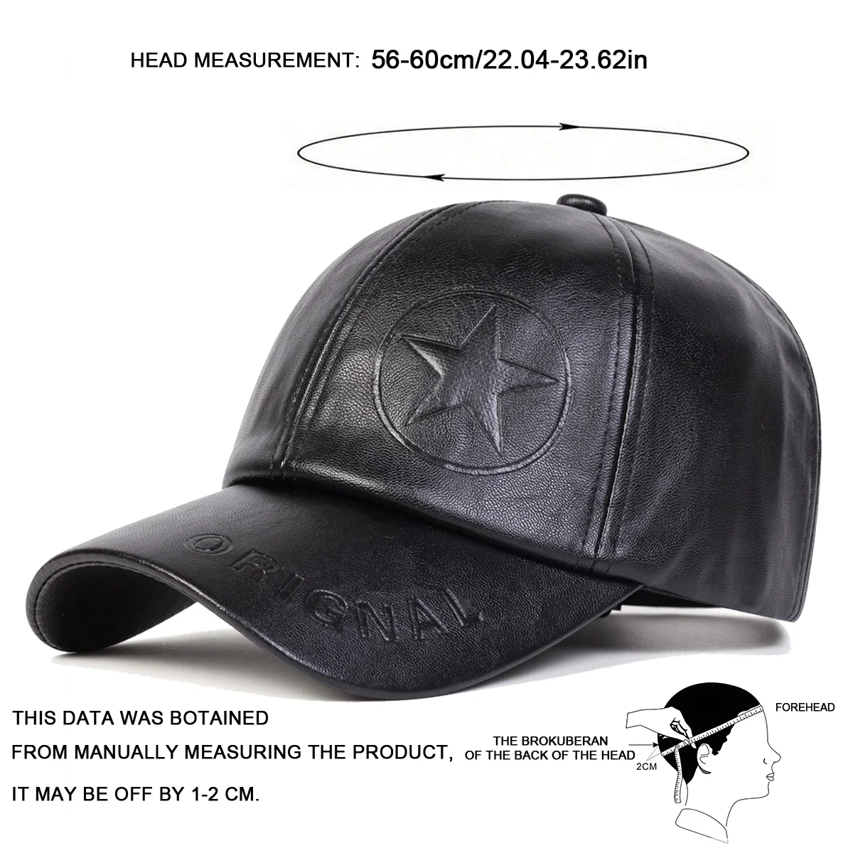 للجنسين الخماسي الأصلي بصمة بو الجلود قبعات البيسبول ربيع الخريف في الهواء الطلق قابل للتعديل قبعات عادية واقية من الشمس قبعة قبعة رياضية