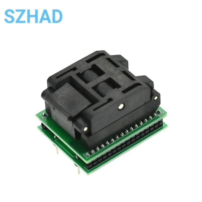 TQFP32 QFP32 TO DIP32 IC Programmer Adapter Chip Test Socket Burning Seat Integrated Circuits