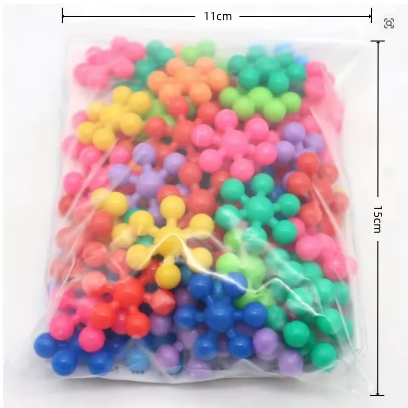 48PCS Snowflake Interlocking Block Toy Creative Stress Relief Toy Party Gift, Puzzle Toy, DIY Toy Creative, Plum Blossom Block