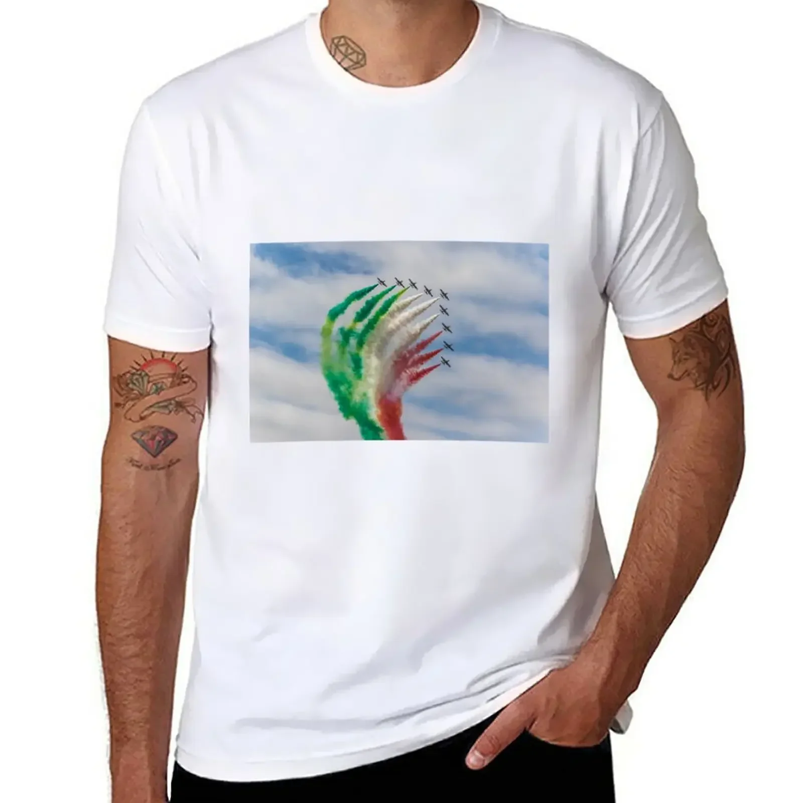 

Frecce Tricolori T-Shirt summer tops customs design your own men workout shirt