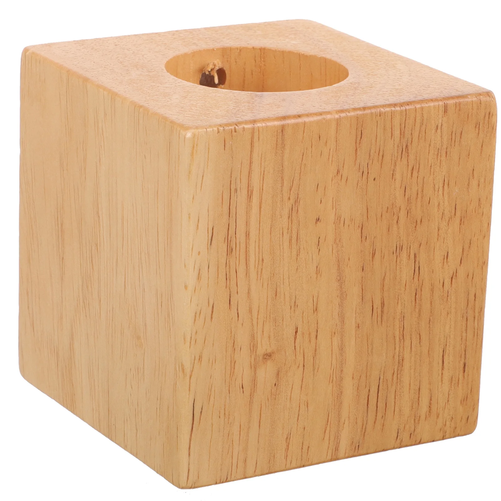 Base de mesa de madera, soporte de lámpara pequeño E27 para lámpara de escritorio artesanal, Base redonda de madera, decoración para el hogar y el dormitorio, 1 Uds.