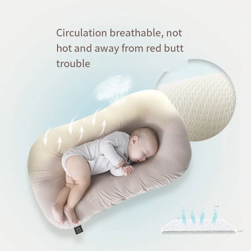 Cotton Newborn Womb Bionic Bed Mommy Foldable Crib Portable Removable Squeezable Travel Bed Washable Nest Movable Home Baby