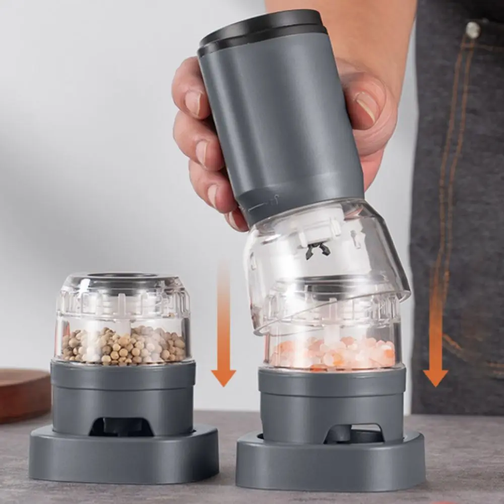 

Rechargeable Electric Pepper Grinder Set Automatic Ceramic Grinding Core Spice Mill Adjustable Coarseness Salt and Pepper Mill
