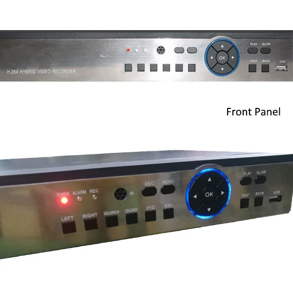 Grabador AHD CVI TVI CVBS IP DVR 16 canales 4MP XVR 5 en 1