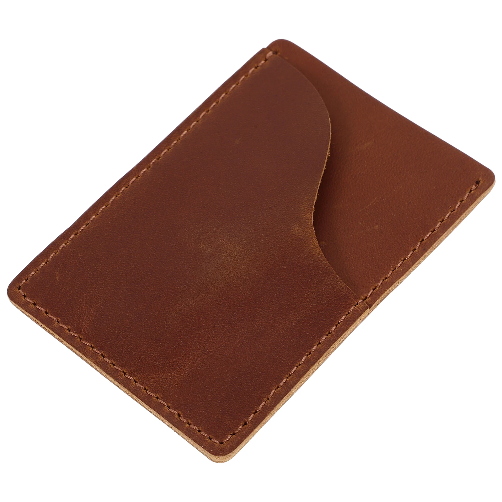 

Business Card Holder Office Name Cute Portable Holder/Card Cards Organizer Top Layer Cowhide for Men