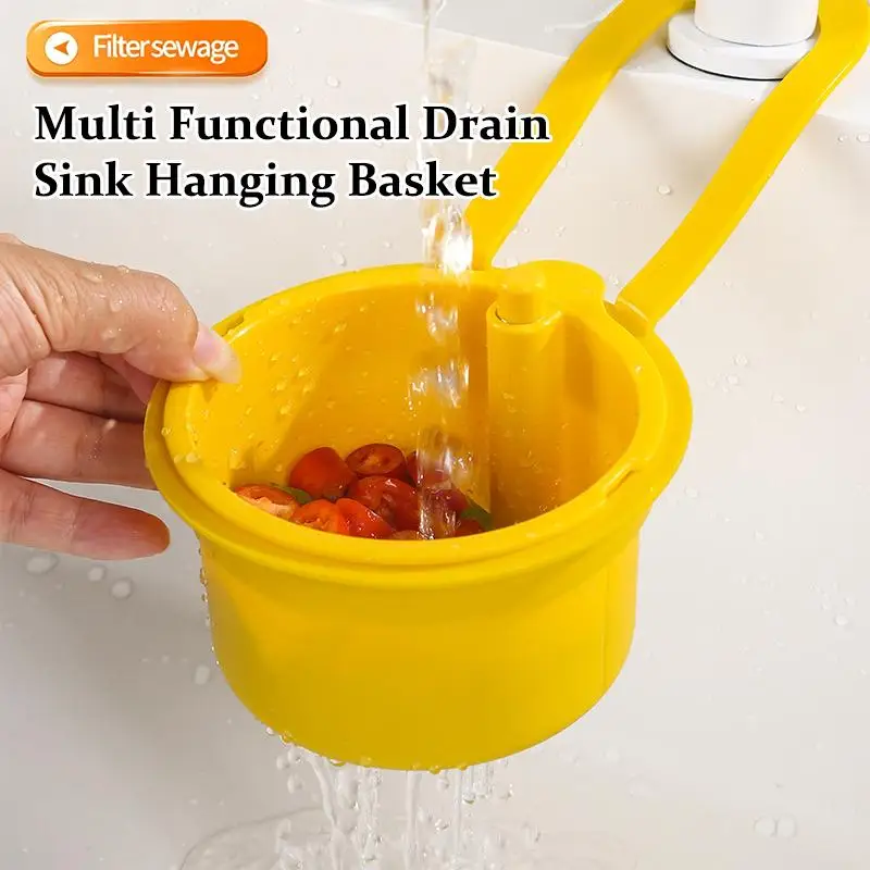 Creative Convenient Detachable Strainer Basket for Kitchen Sink with Efficient Drain Clean Features