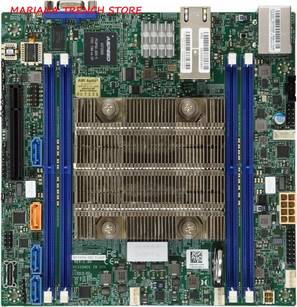 

X11SDV-4C-TLN2F for Supermicro Embedded/loT Motherboard Xeon Processor D-2123IT 4 Cores 8 Threads Dual LAN with 10GBase-T