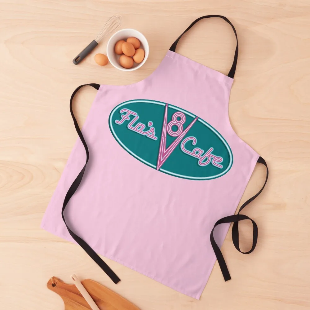 

flo's v8 cafe Apron Customizable Women's Dresses Apron