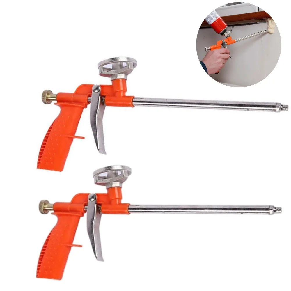 Professional Foam Expanding Spray Gun for House Renovation Metal Polyurethane Foaming Jet Glue Gun Foam Sealant Caulking Tool