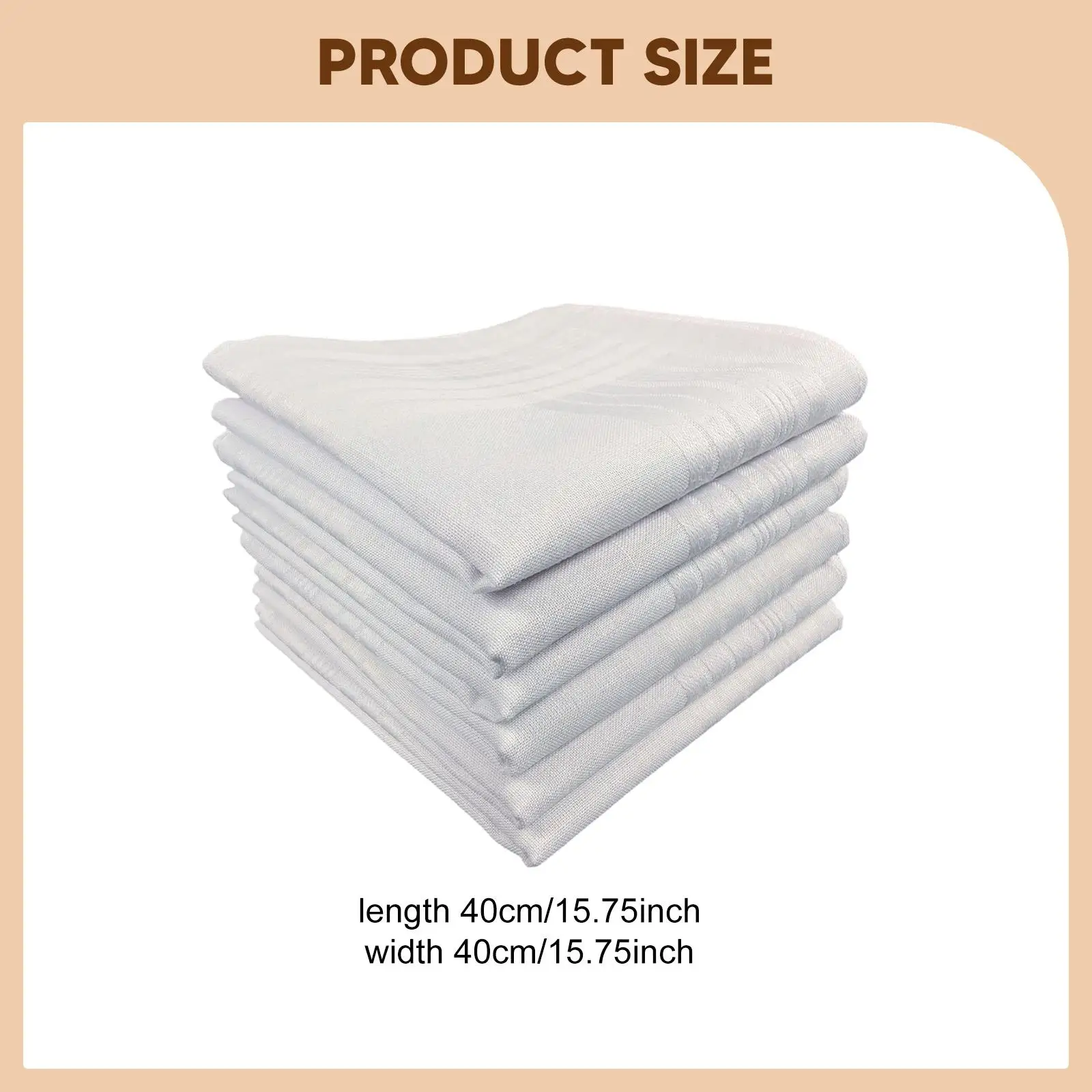 6-pieces-white-square-fathers-day-gifts-reusable-absorbent-hankies-soft-for-suit-work-tea-party