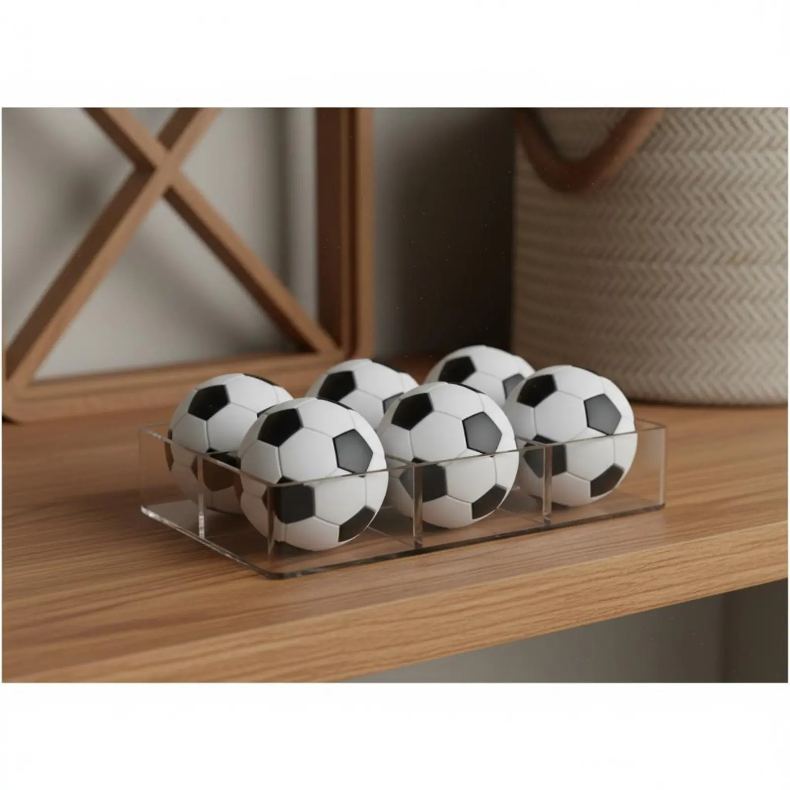 6個入り-28mm-フーズボール-ボール-標準サイズ-黒と白のテーブルサッカーボール-テーブルサッカーボール-長持ちする素材-ゲーム用