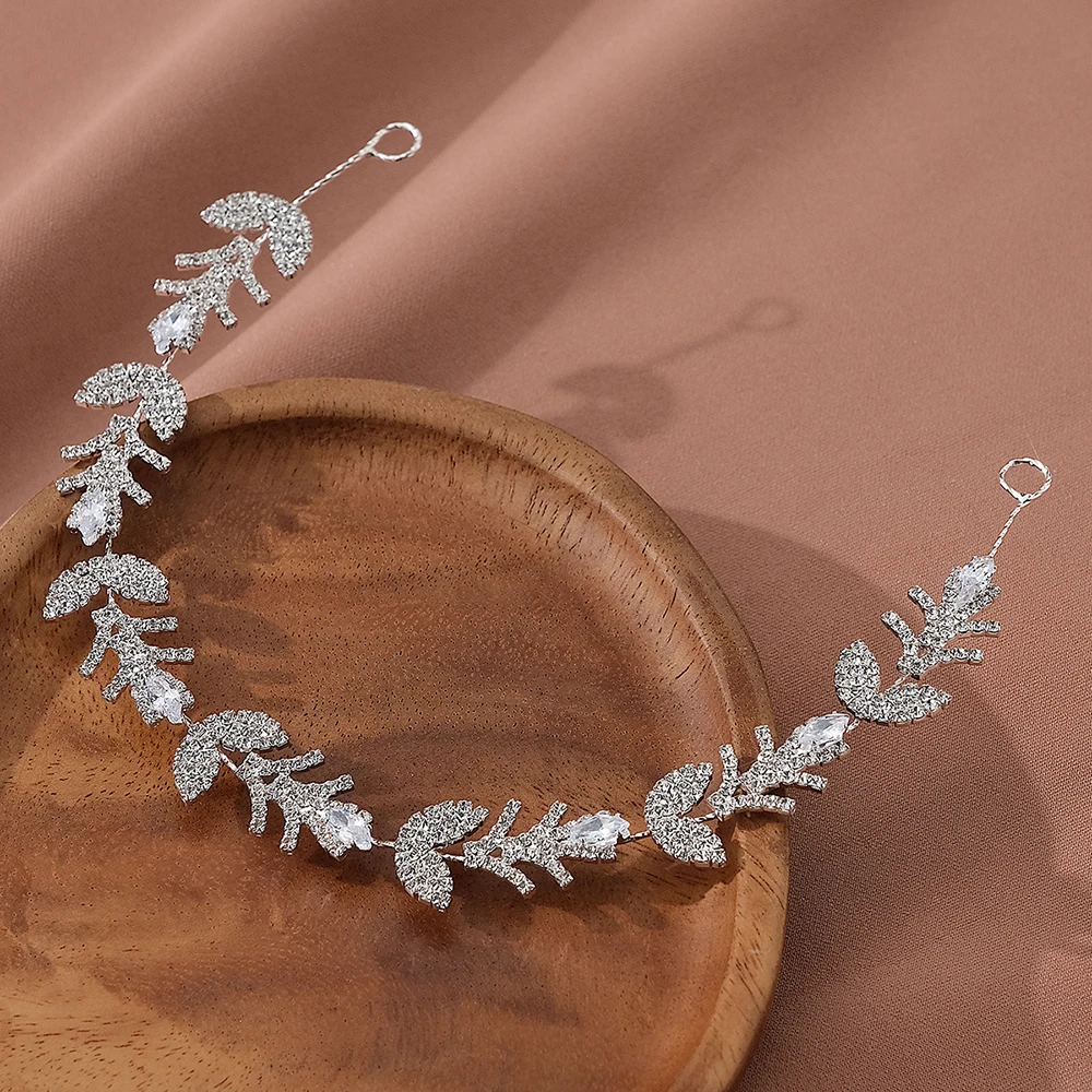 Handmade Crystal Headband for Women Hair Accessories Bridal Wedding Hair Jewelry Party Hairband Headpiece Bridesmaid Gift