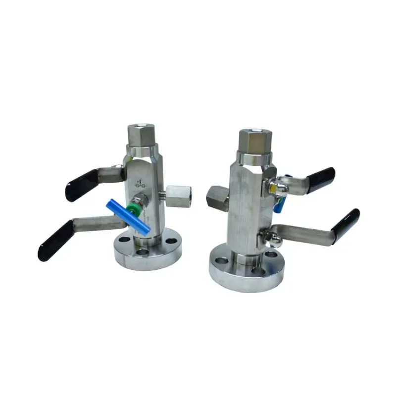 حار بيع كتلة مزدوجة تنزف Flanged صمامات DBB العائمة #2