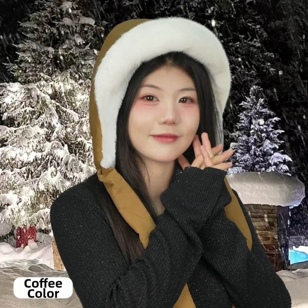 الكورية نمط سدادات حماية الأذن قبعة يندبروف سميكة الشتاء قبعة تدفئة مريحة القبعات أفخم البلوز القبعات الخريف والشتاء